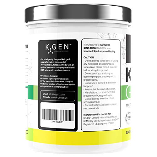 K-GEN™ Keto Greens Collagen Powder Superfood Micronutrient & Anti-oxidant Blend K GEN ketogenic enhancementAu supplements