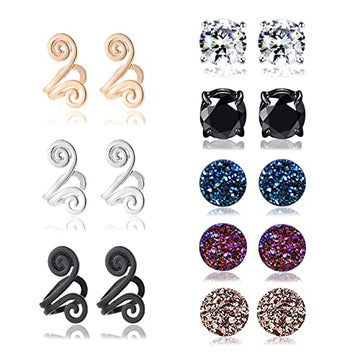Ronglry Acupressure Slimming Earrings Therapy Weight Loss Earrings for Women Men RonglryAu supplements