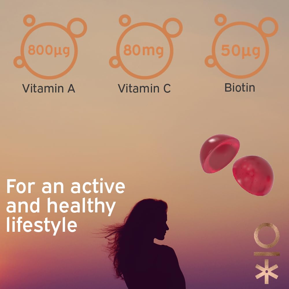 Nutriburst - Vegan Collagen Revive Gummies - Biotin (100µg), Hyaluronic Acid (100mg) + Vitamin C (80mg) NutriburstUS supplements