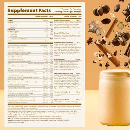 Ka’Chava All-In-One Nutrition Shake Blend, Chai, 85+ Superfoods, Nutrients & Plant-Based Ka'ChavaUS supplements