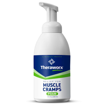 Theraworx Relief for Muscle Cramps Foam Fast-Acting Muscle Spasm, Leg Soreness with Magnesium Sulfate - 17.1 oz - 1 Count TheraworxAu supplements