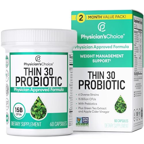 Physician's CHOICE Probiotics for Weight Management & Bloating - 6 Probiotic Strains Physician's CHOICEAu supplements