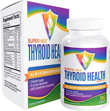 3-Month Thyroid Support Supplement (All-in-1 Formula) with 14 Active Ingredients Elevate Recovery SupplementsAu supplements