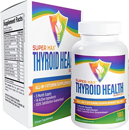 3-Month Thyroid Support Supplement (All-in-1 Formula) with 14 Active Ingredients Elevate Recovery SupplementsUS supplements