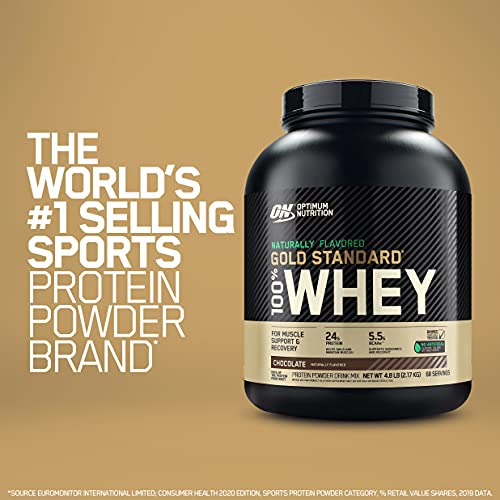 Optimum Nutrition Gold Standard 100% Whey Protein Powder, Naturally Flavored Strawberry Optimum NutritionUS supplements