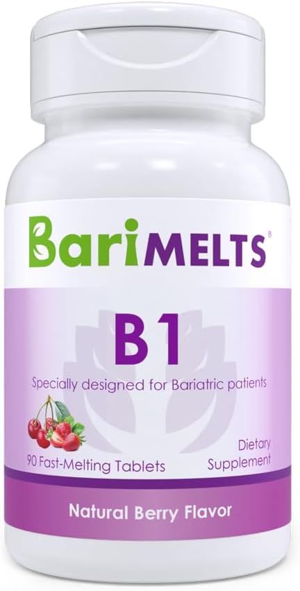 BariMelts B1, Dissolvable Bariatric Vitamins, Sugar-Free, Natural Berry Flavor BariMeltsUS supplements