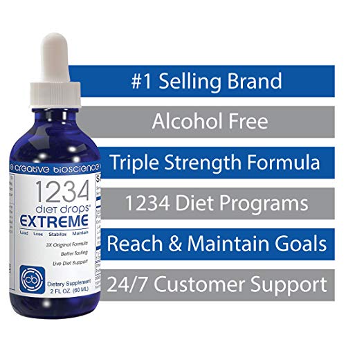 Creative Bioscience 1234 Diet Drops Extreme for Women & Men, Diet Drops for Weight Creative BioscienceUS supplements