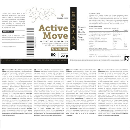 Golden Tree Active Move – Natural Joint Care Supplement Improves Joint Flexibility GOLDEN TREEAu supplements