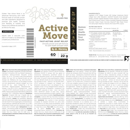 Golden Tree Active Move – Natural Joint Care Supplement Improves Joint Flexibility GOLDEN TREEUS supplements