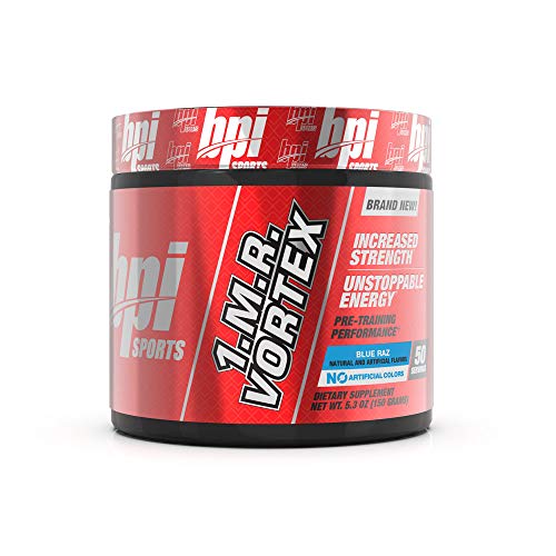 BPI Sports 1.M.R. Vortex Pre-Workout Powder, Blue Raz, 5.3 Ounce BPI SportsAu supplements