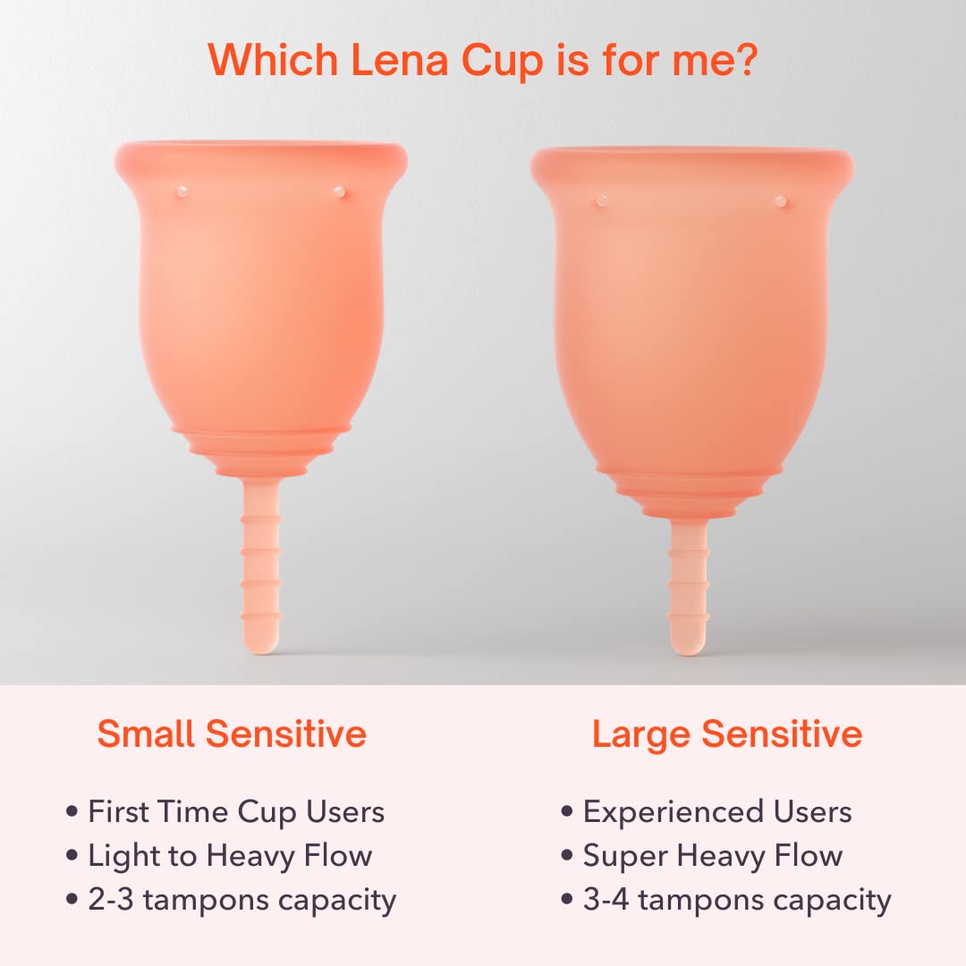 Lena Sensitive Menstrual Cup | Reusable Beginner Period Cup | Wear for 12 Hours LenaAu supplements
