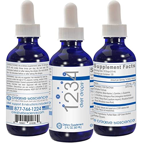 Creative Bioscience 1234 Diet Drops for Women & Men - Diet Drops for Weight Management Creative BioscienceUS supplements