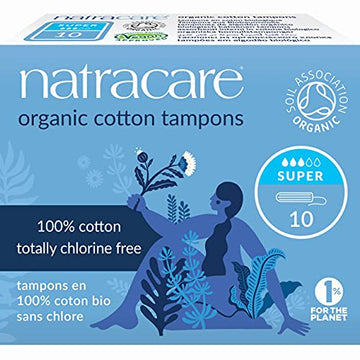 Natracare Non-Applicator 100% Organic Cotton Tampons, Super, Totally Chlorine Free, Biodegradable NATRACAREAu supplements