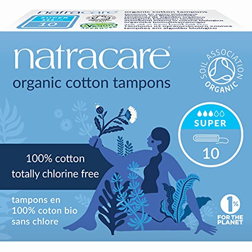 Natracare Non-Applicator 100% Organic Cotton Tampons, Super, Totally Chlorine Free, Biodegradable NATRACAREAu supplements
