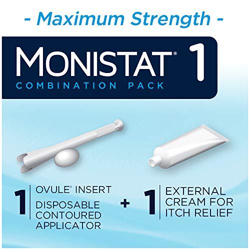 MONISTAT 1-Dose Yeast Infection Treatment, 1 Ovule Insert & External Itch Cream MonistatAu supplements