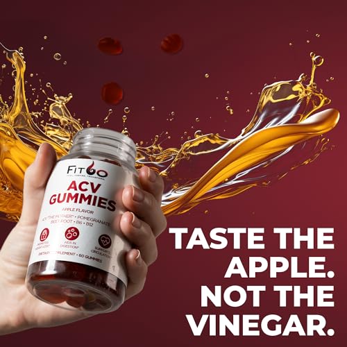 FIT60 Keto Apple Cider Vinegar Gummies with The Mother | Keto ACV Gummies for Advanced Healthy Weight FIT60US supplements