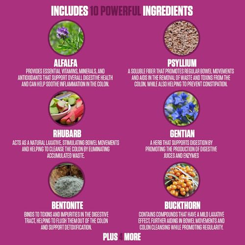 Colon Revive Extra Strength | #1 Rated Colon Cleanse & Detox Supplement | Digestive Support EPN SupplementsUS supplements