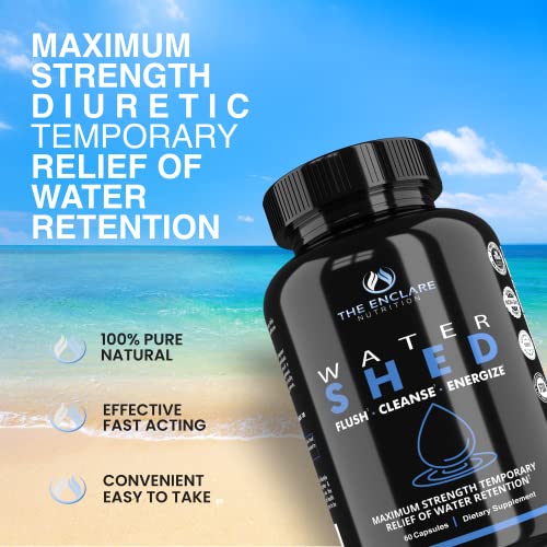 Water Pills Diuretic Water Retention, Liver Detox, Kidney Cleanse, Weight, Swelling THE ENCLARE NUTRITIONUS supplements