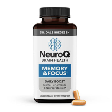NeuroQ Memory & Focus - Boosts Cognitive Performance & Healthy Brain Function - Neuroprotective Formula by Dr. Dale Bredesen - Gotu Kola Ginkgo Phosphatidylserine Coffee Fruit & Propolis - 60 Capsules LifeSeasonsAu supplements
