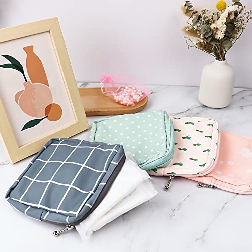 Sanitary Napkin Storage Bag,Portable Sanitary Napkin Storage Pouch Pack of 4 Reusable Menstrual Cup TuciykeAu supplements