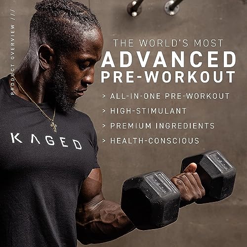 Kaged High Stimulant Pre Workout Powder | Fruit Punch | Pre-Kaged Elite | L-Citrulline KagedAu supplements
