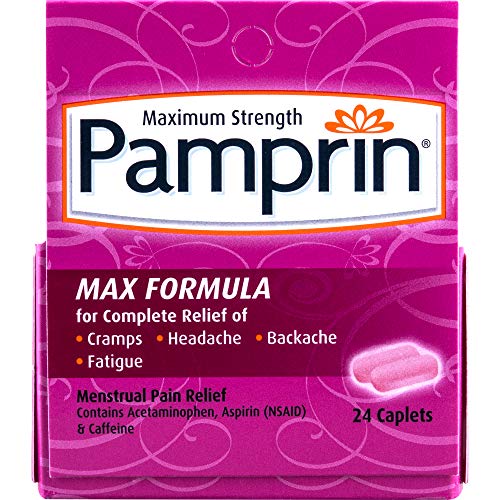 Pamprin Max Menstrual Pain Relief, Maximum Strength, Caplets, 24 ct. PamprinAu supplements