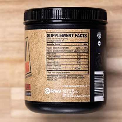 RAW Preworkout Extreme | High Stimulant Preworkout Powder Drink, Extreme Energy RAWUS supplements