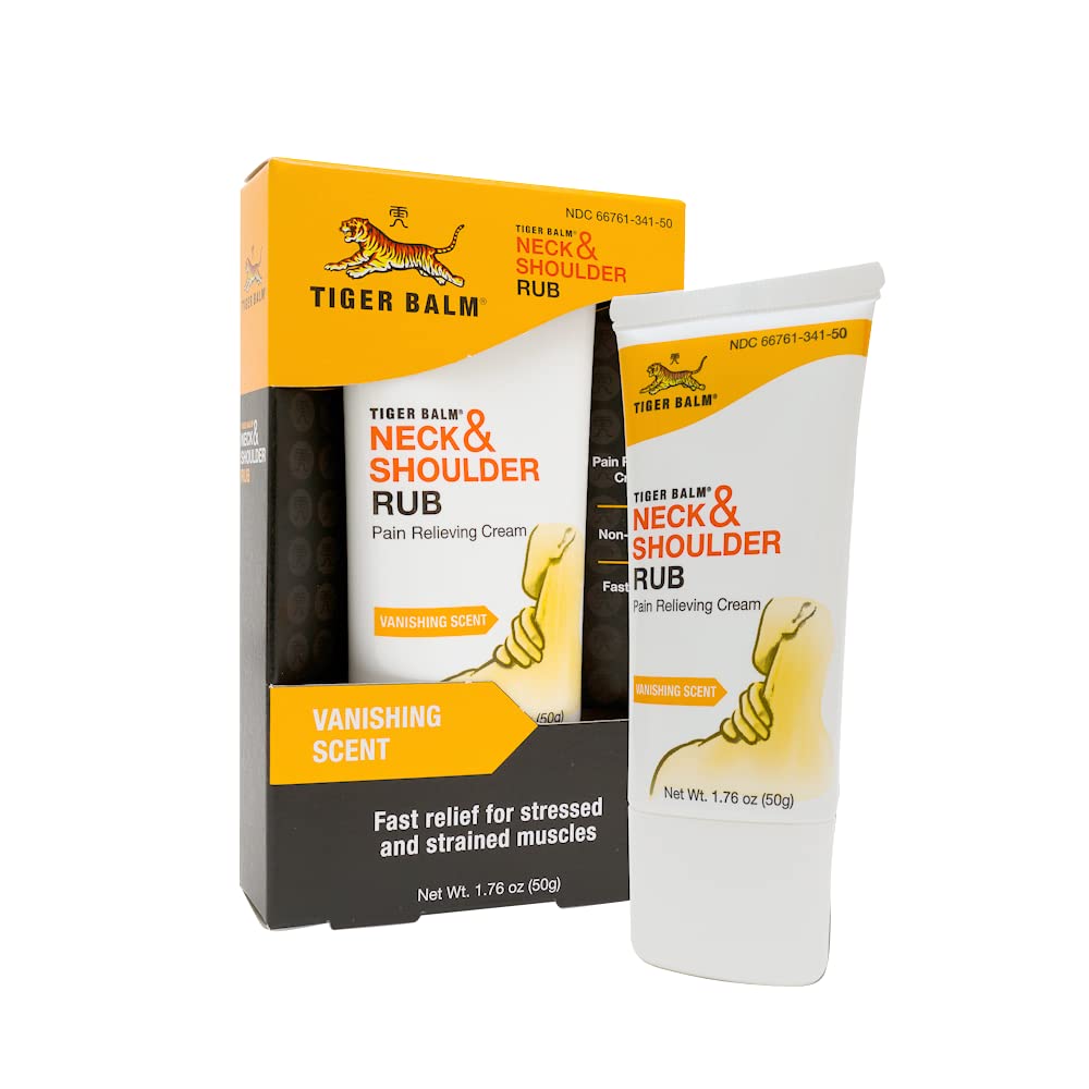Tiger Balm Neck & Shoulder Rub Vanishing Scent 1.76 oz (Pack of 2) Tiger BalmAu supplements