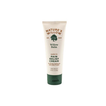 Nature's Willow Willow Balm Natural Pain Relief Cream for Muscles & Joints | Fast-Acting with Willow Bark & Menthol | Free from Artificial Fragrances & Dyes | 1-Pack | 3.5 fl oz Nature's WillowAu supplements