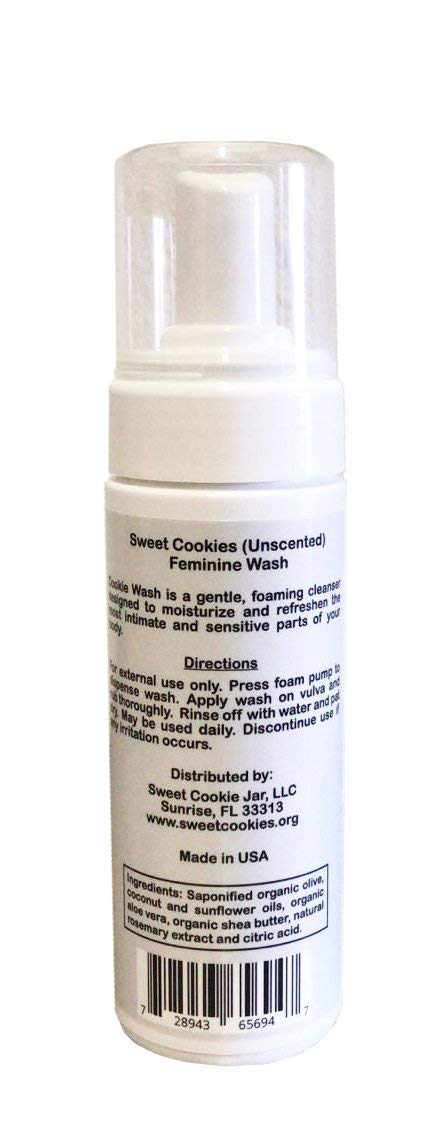 Sweet Cookie Jar Cookie Wash, Unscented, 5 Fl Oz - All Natural Feminine Wash for Sensitive Cookies Sweet Cookie JarAu supplements