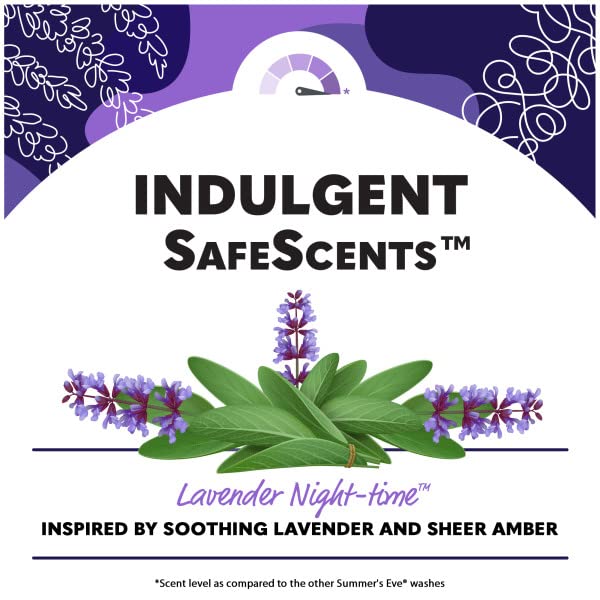 Summer's Eve Night-Time Cleansing Wash, Lavender, 12 Fl Oz (Pack of 3) Summer's EveAu supplements