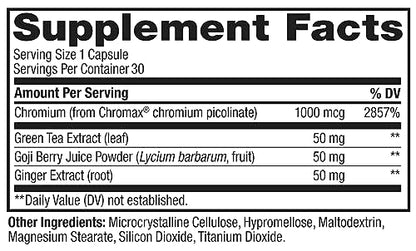 OLLY Combat Cravings, Metabolism & Energy Support Supplement,1000 mcg Chromium OLLYUS supplements