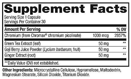 OLLY Combat Cravings, Metabolism & Energy Support Supplement,1000 mcg Chromium OLLYUS supplements