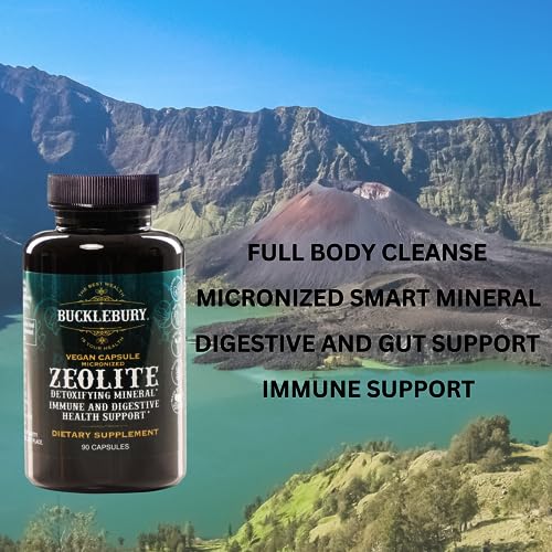 BUCKLEBURY Zeolite Micronized Smart Mineral Capsules - Supports Detox, Immune BUCKLEBURYAu supplements