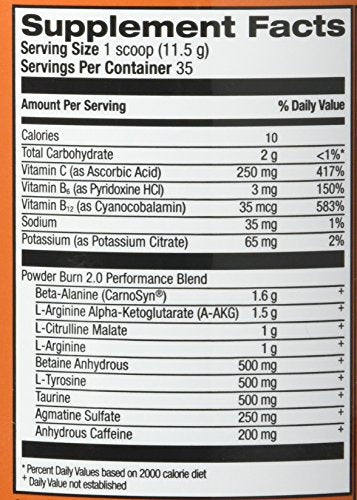 Rivalus Powder Burn - Watermelon Candy, 0.8 Pound - Intense Pre-Workout Energy RivalusAu supplements