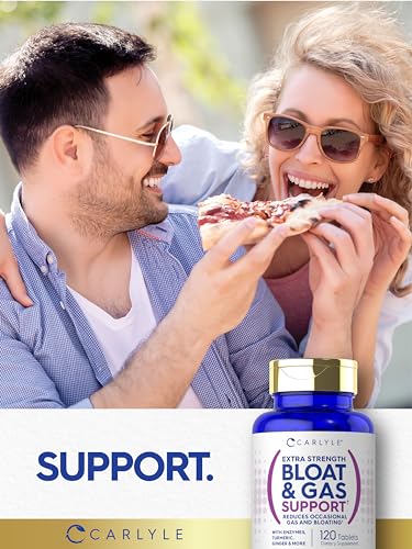 Carlyle Bloat & Gas Support for Men & Women | 120 Tablets | Extra Strength Pills | Supplement CarlyleAu supplements