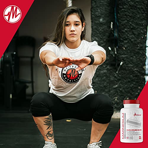 Metabolic Nutrition Magnesium, 650mg per Serving, Non-GMO, Vegan, Gluten Free Metabolic NutritionUS supplements