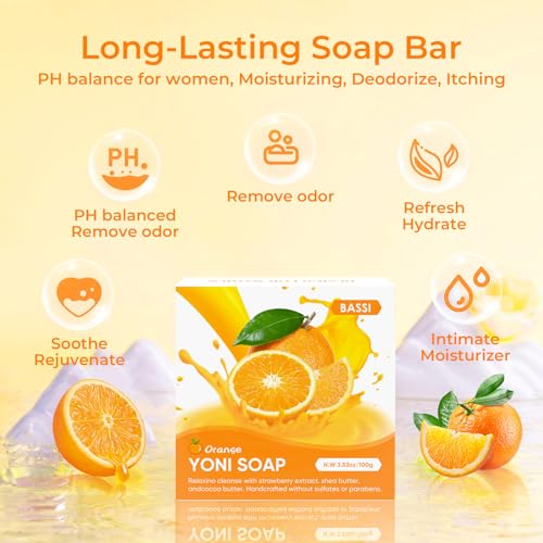 Yoni Soap & Yoni Oil & Feminine Wash Set for Women, Yoni Wash for Vaginal Ph Balance Remove BASSIAu supplements