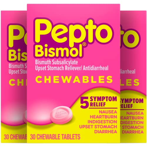 Pepto Bismol Chewable Tablets for Nausea, Heartburn, Indigestion, Upset Pepto BismolAu supplements