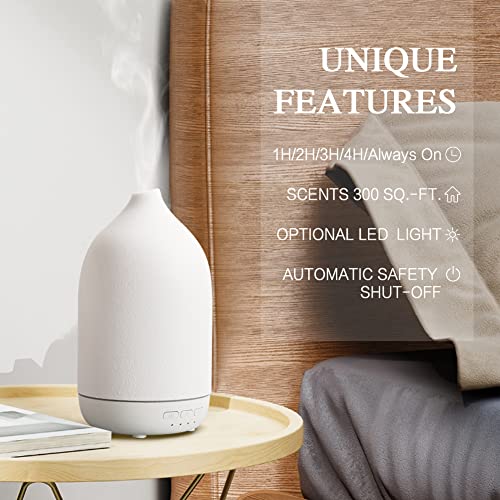 ZEIGGA LAB Essential Oil Diffusers, Aromatherapy Diffuser for Essential Oils, 100ml Ceramic Oil Diffusers ZEIGGA LABAu supplements
