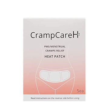 (5 Patches) CrampCareH PMS/Menstrual Cramps Relief Heat Patch with Wide Wings, FDA Registered CrampCareHAu supplements