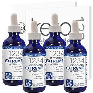 Creative Bioscience 1234 Diet Drops Extreme, 2 Fl Oz (4 Pack) Creative BioscienceUS supplements