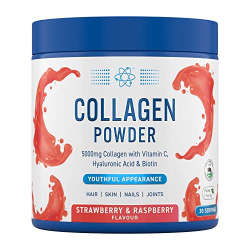 Applied Nutrition Collagen Powder - Strawberry & Raspberry Flavour - 5000mg Hydrolysed Bovine Flavoured Collagen Applied NutritionAu supplements