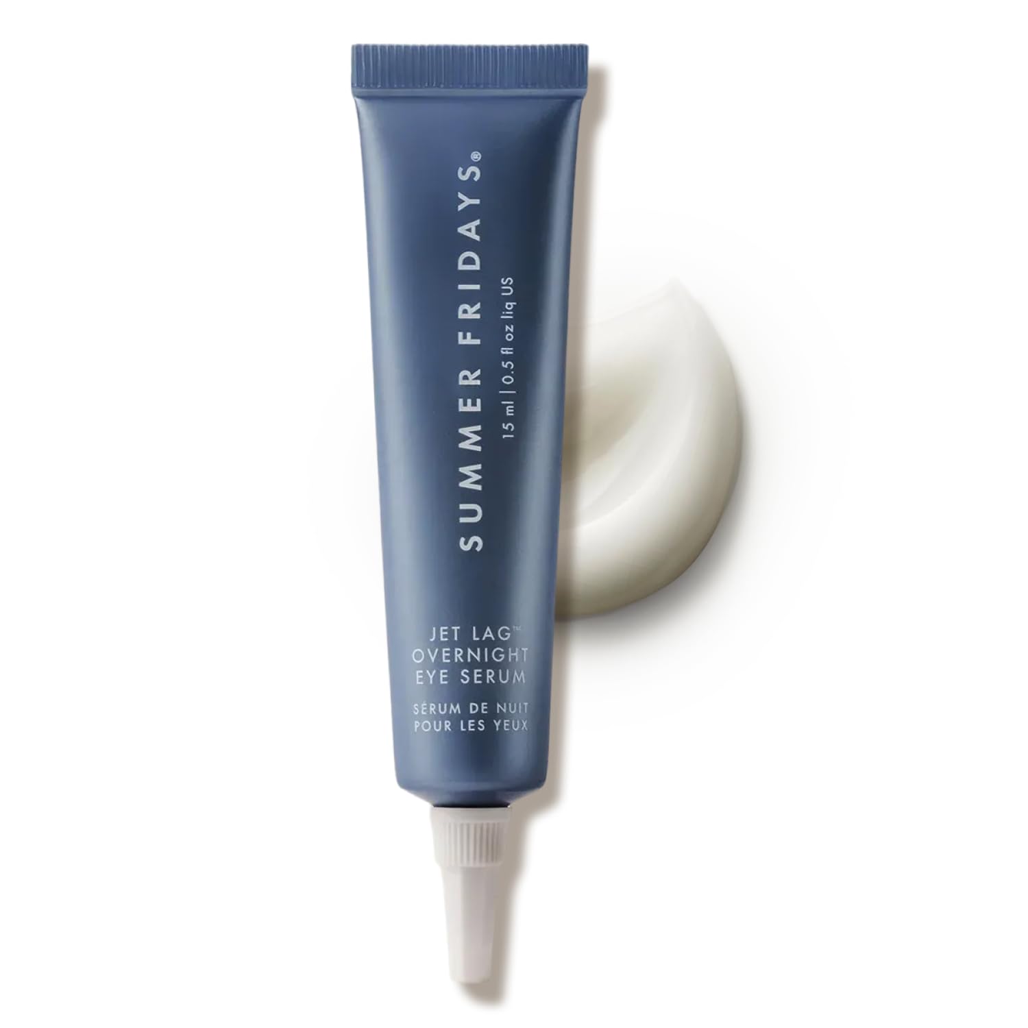 Summer Fridays Jet Lag Overnight Eye Serum - Nourishing Undereye Treatment for Dark Circles - Helps to Hydrate, Smooth, Firm & Depuff - Enriched with Glycerin to Lock in Moisture (0.5 Fl Oz) Summer FridaysAu supplements