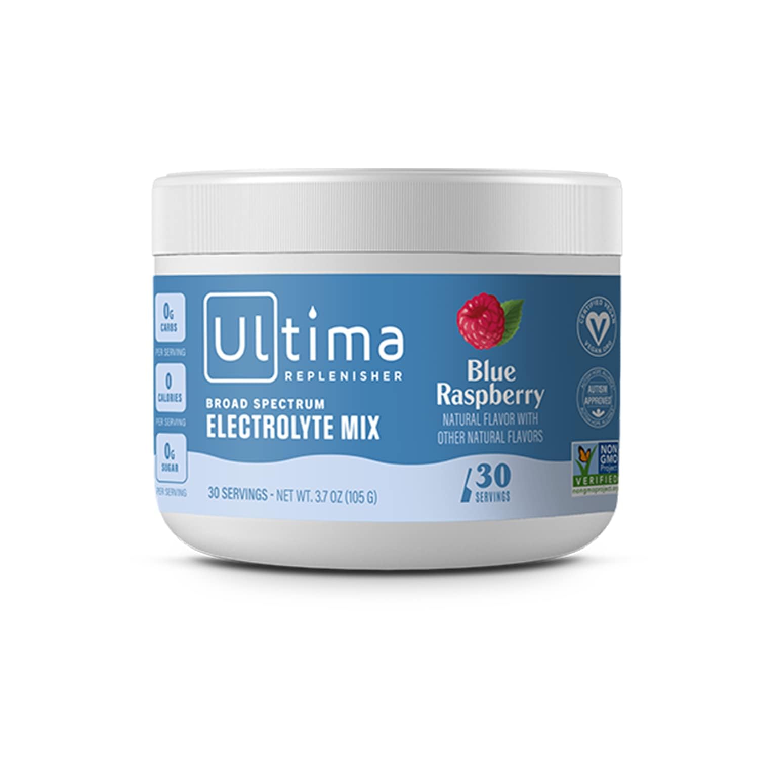 Ultima Replenisher Daily Electrolyte Drink Mix – Blue Raspberry, 30 Servings – Hydration Ultima ReplenisherUS supplements