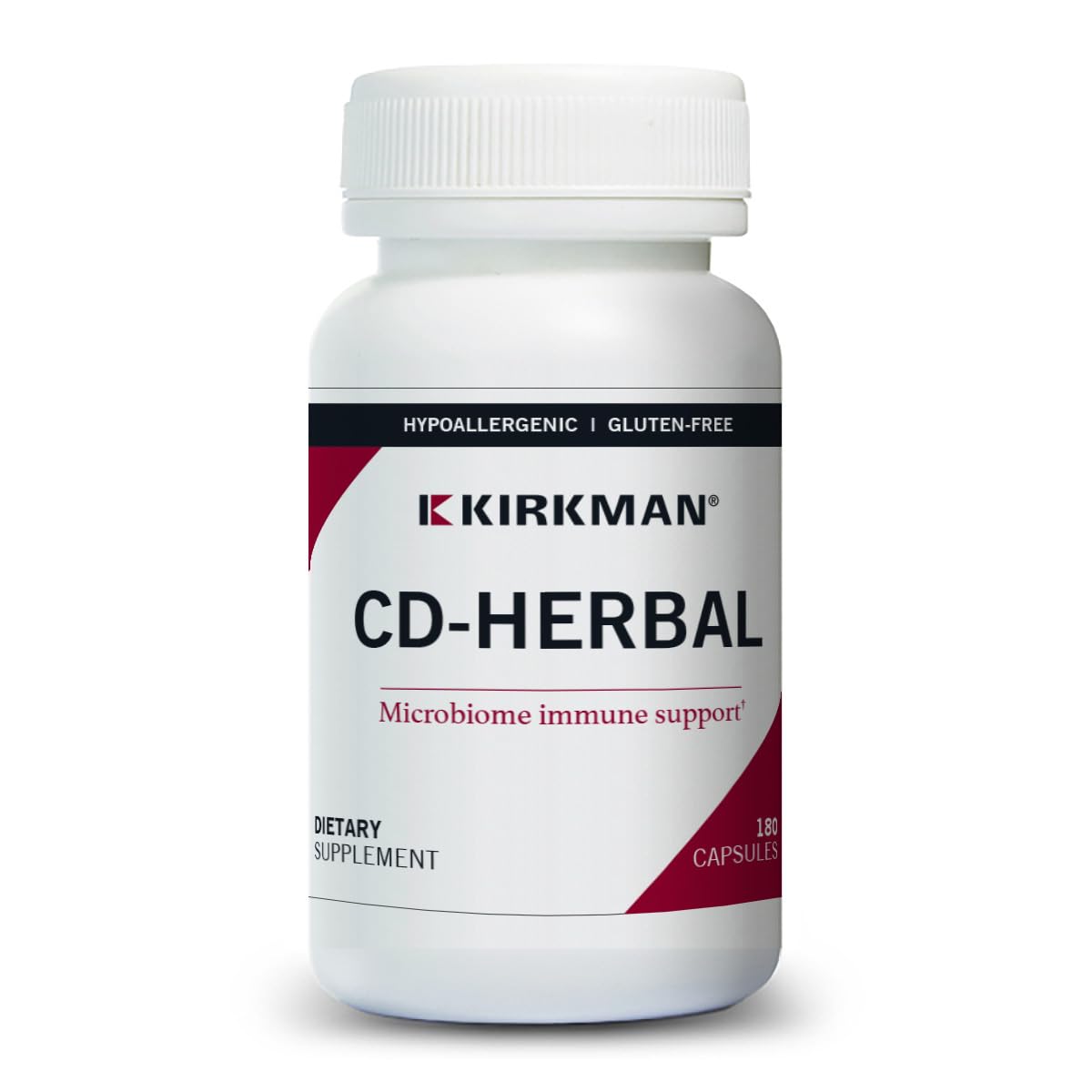 Kirkman CD-Herbal - Hypoallergenic -180 Vegetarian Capsules KirkmanAu supplements
