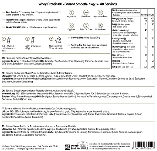Protein Works - Whey Protein 80 Powder | Low Calorie Protein Shake | Whey Protein Shake Protein WorksAu supplements