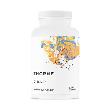 Thorne GI Relief - Digestion Supplement Supports Gut Health & Bloating Relief - Made with Marshmallow Root Extract & Digestive Enzymes - 180 Capsules - 90 Servings ThorneAu supplements
