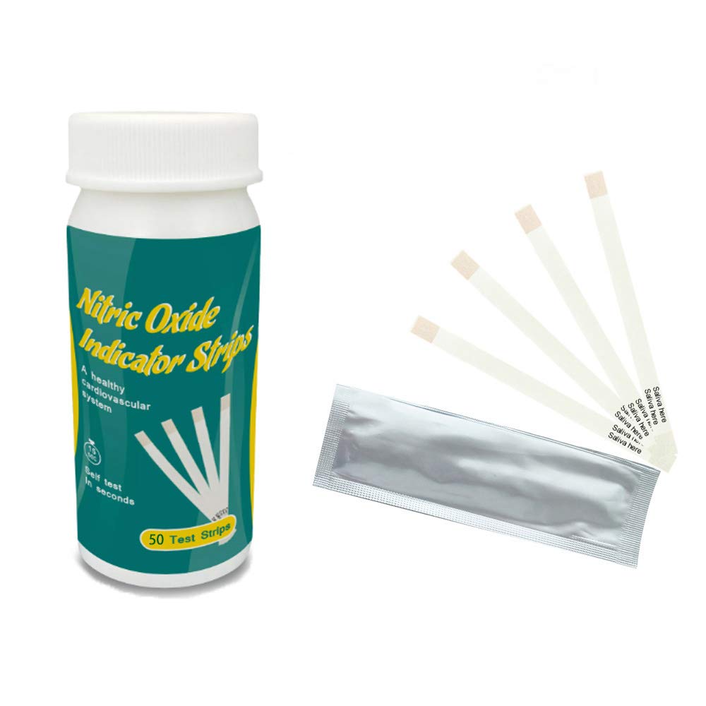 Nitric Oxide Test Strips [50strips]- Nitric Oxide Indicator Strips Work by Measuring The TONNYLABAu supplements